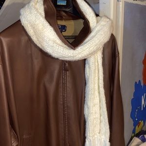 2x vintage POLO leather bomber jacket